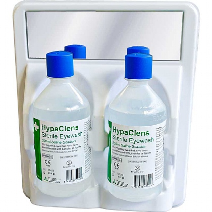 HypaClens Eyewash Station with 2 HypaClens Eyewash Bottles (500ml)