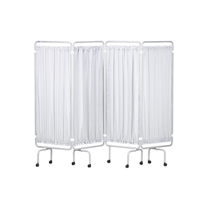 Medical Screen & Curtains White Epoxy Frame