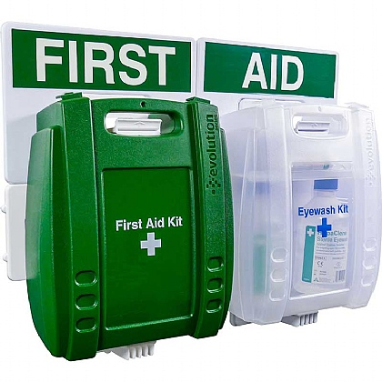 1-10 Persons Eyewash & First Aid Point