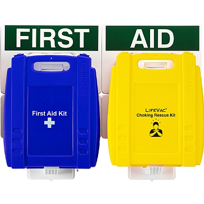 Evolution LifeVac and Catering First Aid Point, British Standard Compliant