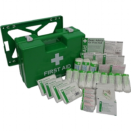 Deluxe 11-20 Persons Statutory First Aid Kit in Green Case