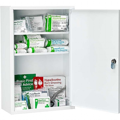 British Standard Compliant First Aid Cabinet (Medium)