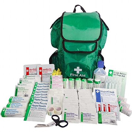 British Standard Compliant Comprehensive First Aider Rucksack