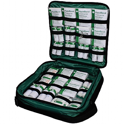 Blue Dot One Person HSE Travel First Aid Kit Green