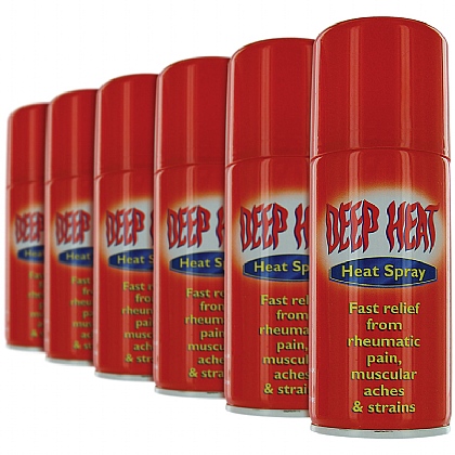 Deep Heat Spray, 150ml (Pack of 6)