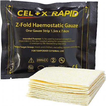 Celox Rapid Haemostatic Gauze