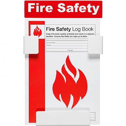 Fire Safety Log Book with Holder