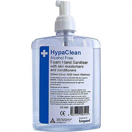 HypaClean Foam Hand Sanitiser, 500ml