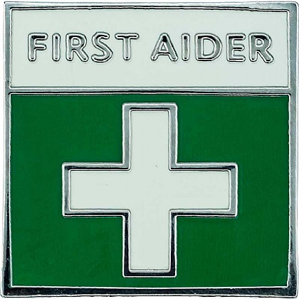 Badge (Metal) First Aid