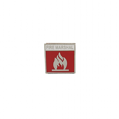 Fire Marshal Badge, 2.5x2.5cm